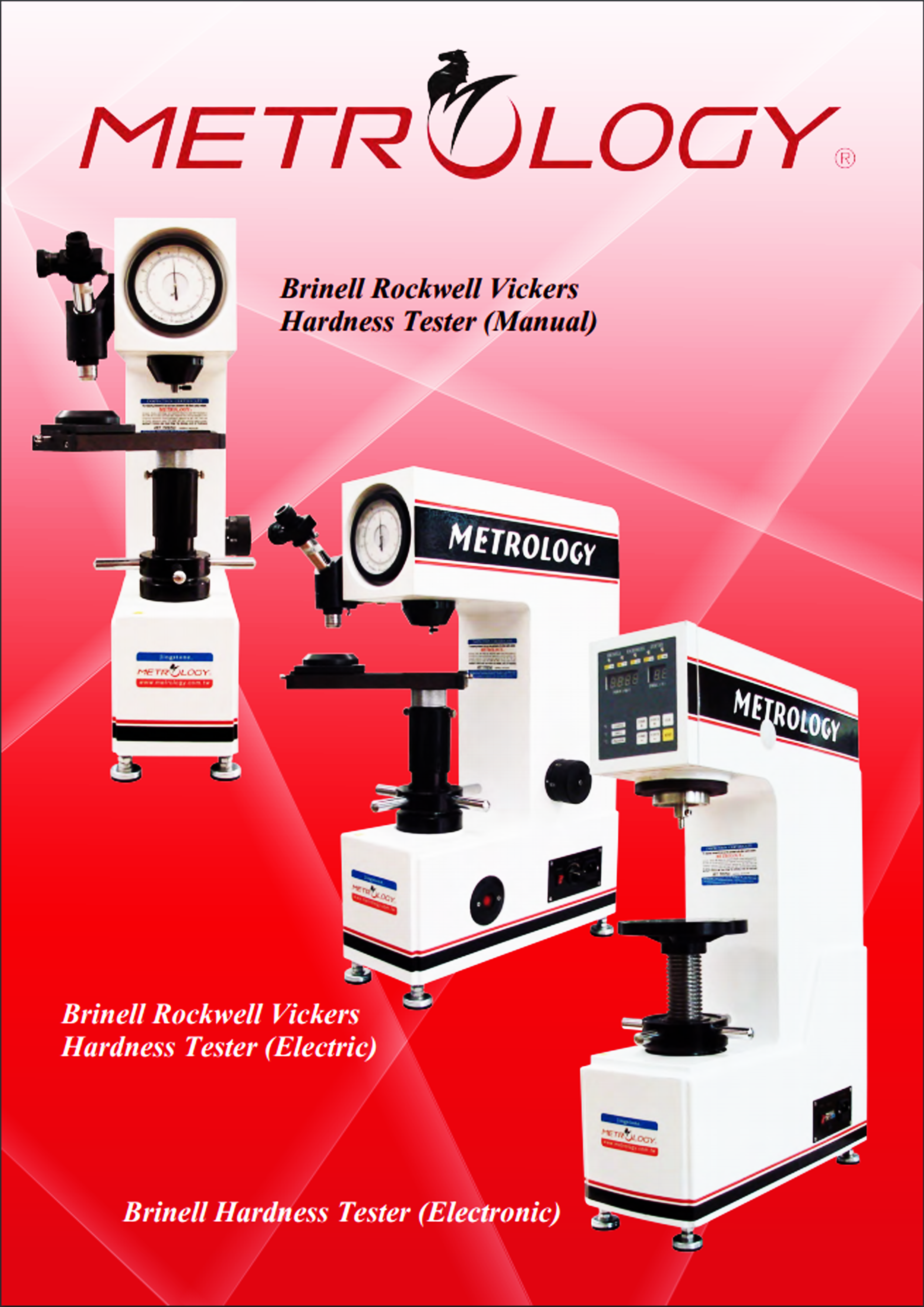 เครื่องทดสอบความแข็ง แบบแมนวลและอัตโนมัติ (Hardness Testing Equipment) ยี่ห้อ Metrology