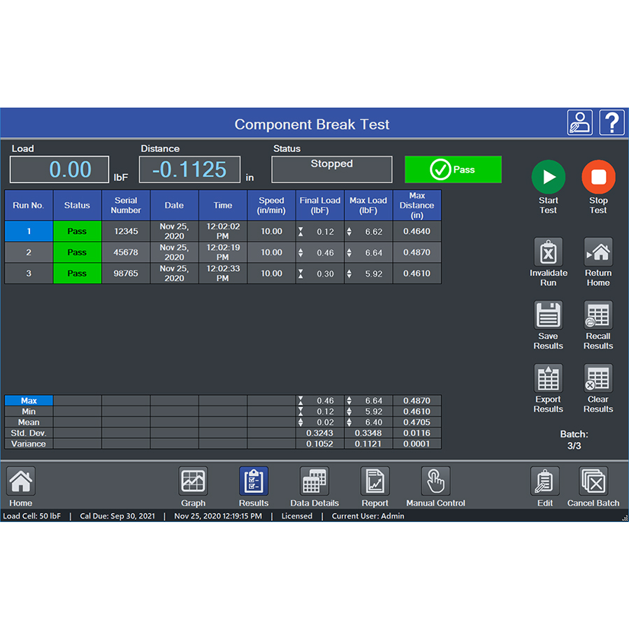 เครื่องทดสอบแรงดึง แบบใช้มอเตอร์ (Motorized Force Testers) ยี่ห้อ Mark-10 รุ่น Series F105-F505H (IntelliMESUR)