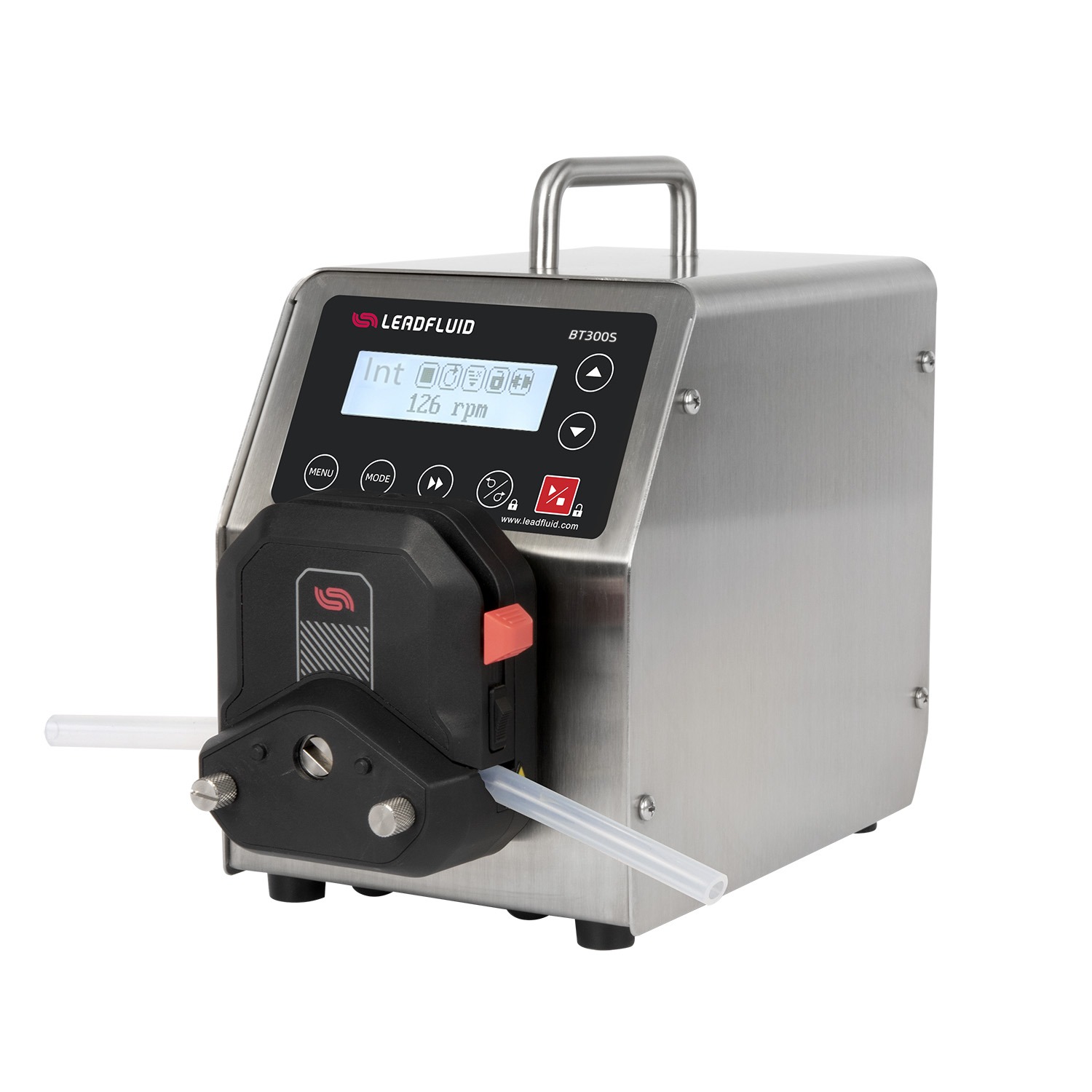 ปั้มดูดจ่ายสารเคมี (Basic Variable Speed Peristaltic Pump) ยี่ห้อ Lead Fluid รุ่น BT300S ปั้มดูดจ่ายสารเคมี (Basic Variable Speed Peristaltic Pump) ยี่ห้อ Lead Fluid รุ่น BT300S