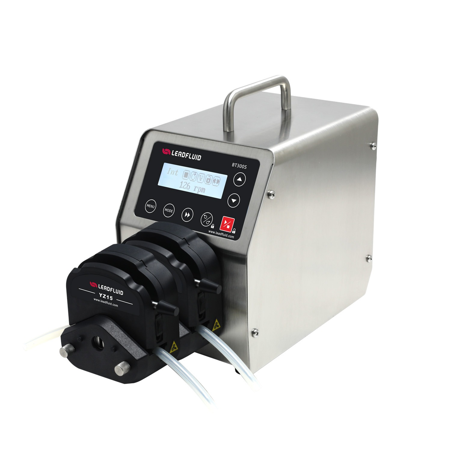 ปั้มดูดจ่ายสารเคมี (Basic Variable Speed Peristaltic Pump) ยี่ห้อ Lead Fluid รุ่น BT300S ปั้มดูดจ่ายสารเคมี (Basic Variable Speed Peristaltic Pump) ยี่ห้อ Lead Fluid รุ่น BT300S