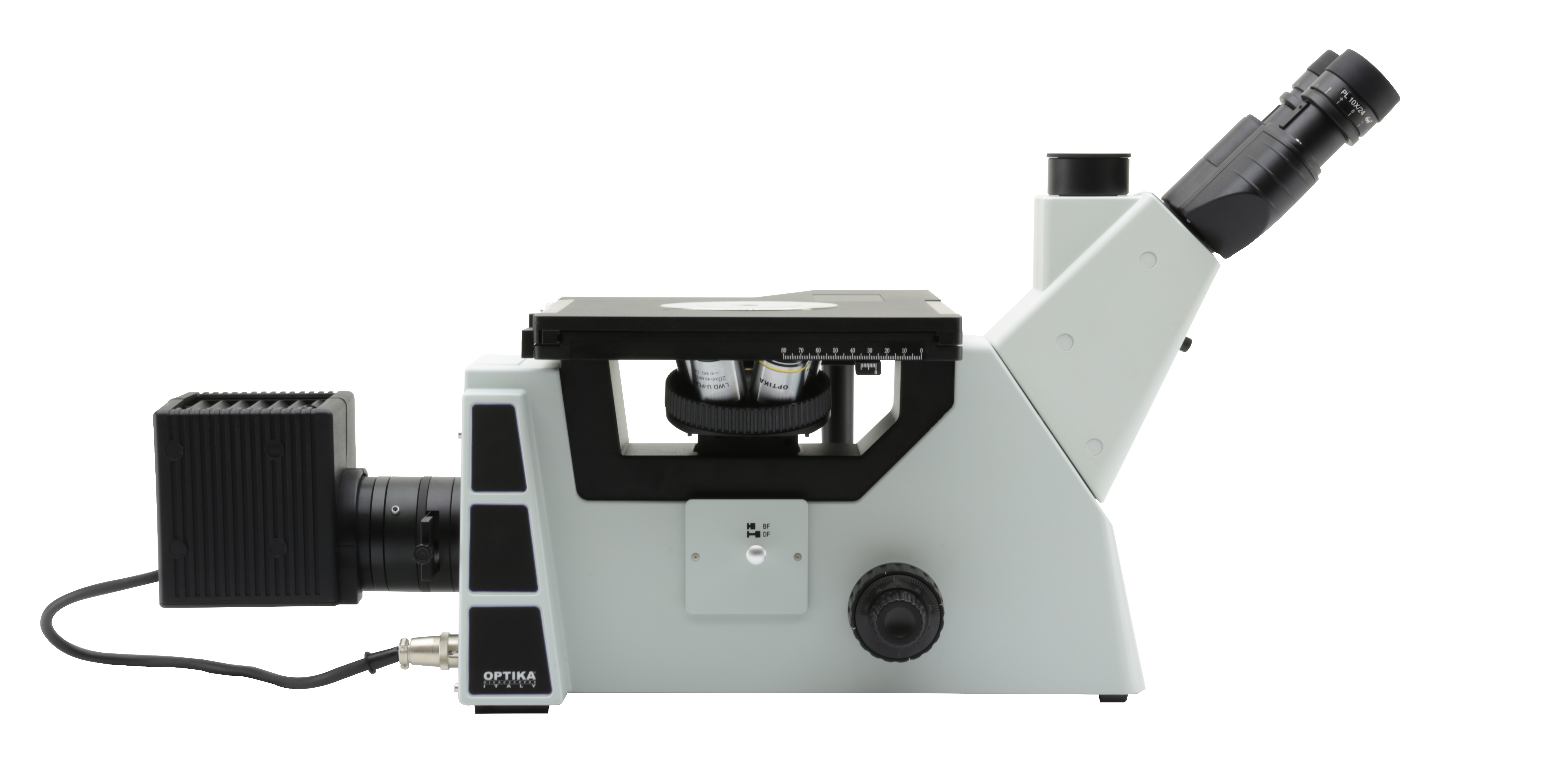 กล้องจุลทรรศน์แบบหัวกลับสำหรับงานวัสดุและโลหะวิทยา (Metallurgical Inverted Microscope) ยี่ห้อ OPTIKA รุ่น IM-5MET