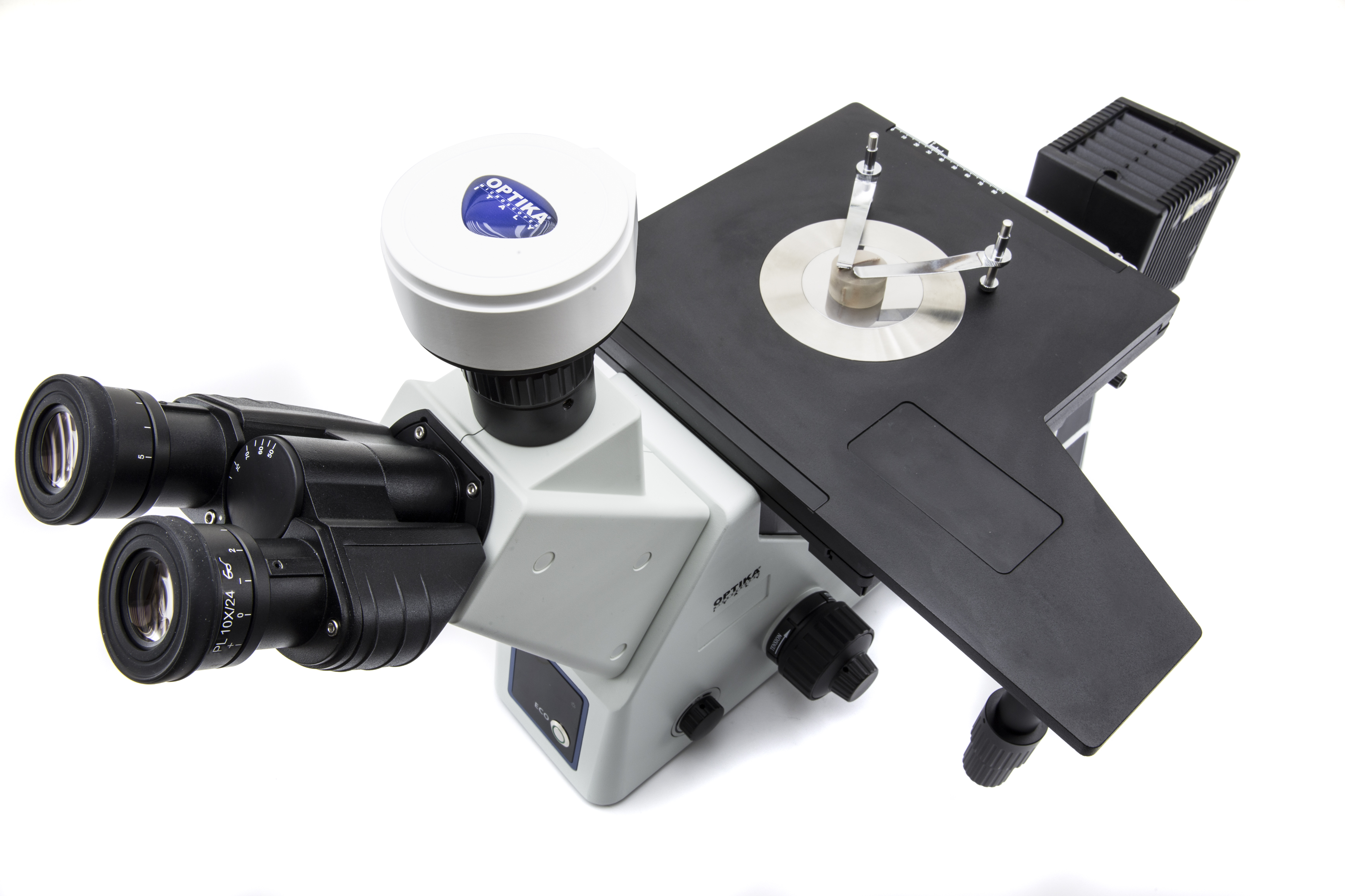 กล้องจุลทรรศน์แบบหัวกลับสำหรับงานวัสดุและโลหะวิทยา (Metallurgical Inverted Microscope) ยี่ห้อ OPTIKA รุ่น IM-5MET