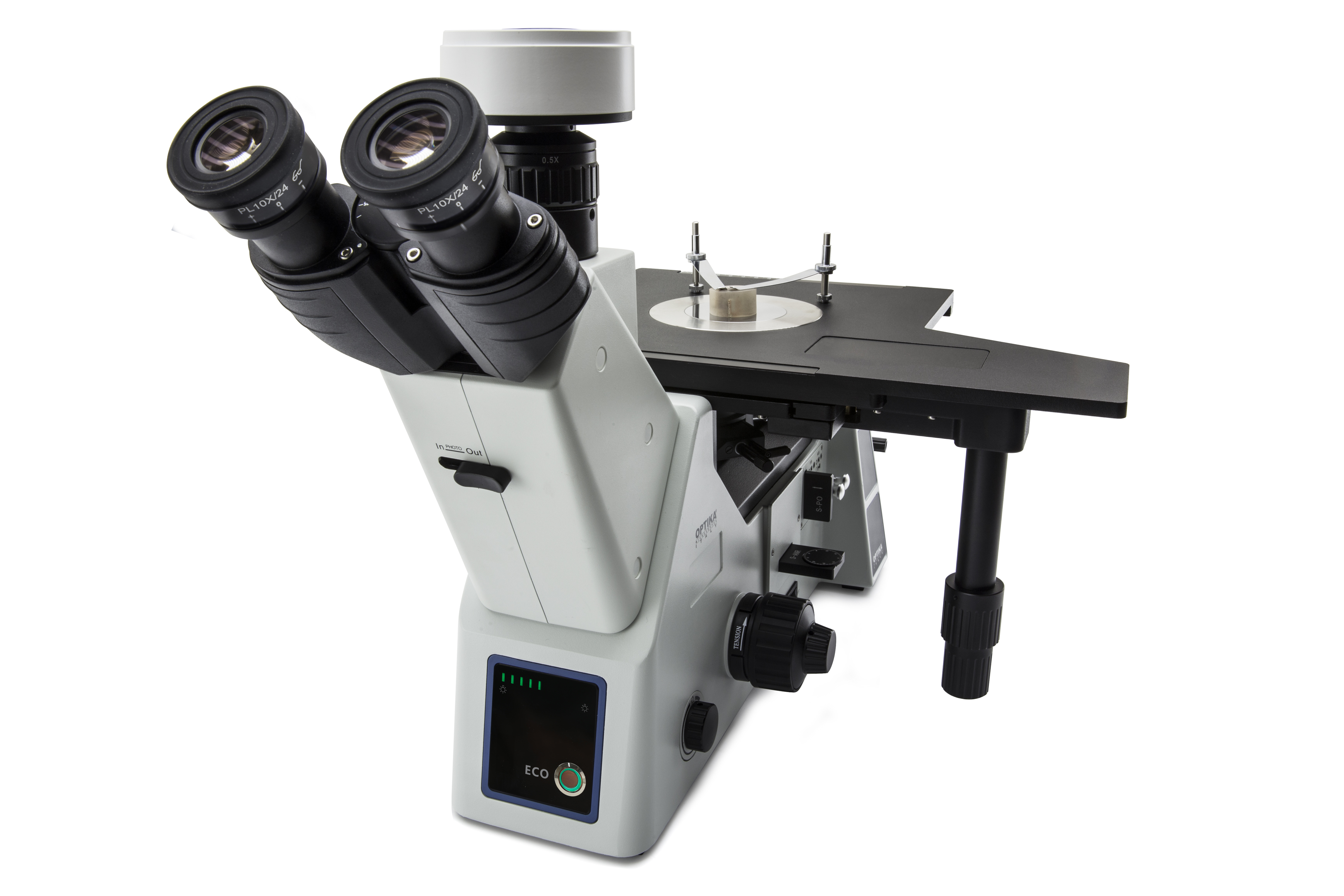 กล้องจุลทรรศน์แบบหัวกลับสำหรับงานวัสดุและโลหะวิทยา (Metallurgical Inverted Microscope) ยี่ห้อ OPTIKA รุ่น IM-5MET