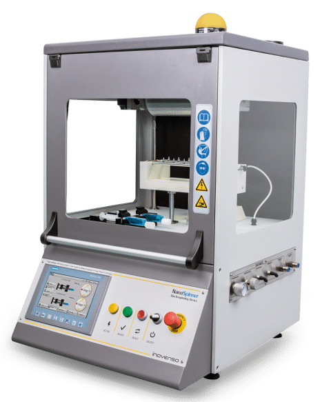 เครื่องปั่นนาโนเส้นใยแบบไฟฟ้าสถิต 24 หัวฉีด แบบมัลติโนซเซิล (Nanospinner 24 Multinozzle Electrospinning/Spraying Machine) (SIT243)