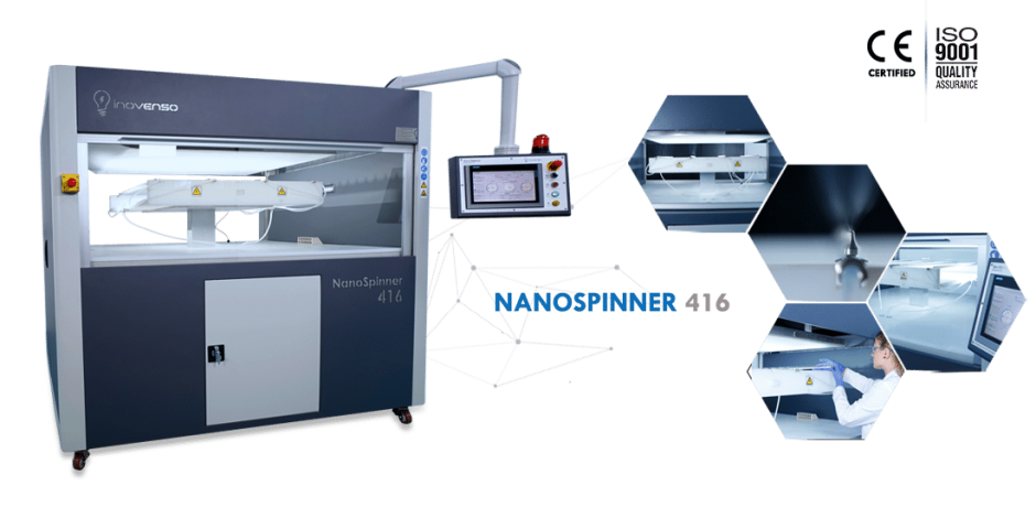 เครื่องผลิตเส้นใยนาโนแบบอุตสาหกรรม (Nanospinner 416 Industrial Electrospinning/Spraying) (SIT234)