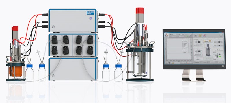 เครื่องปฏิกรณ์ชีวภาพคู่ (Twin Bioreactors) ยี่ห้อ Kbiotech (SIT399)