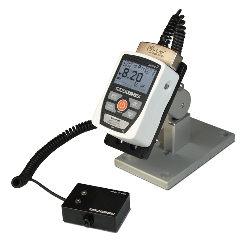 เครื่องวัดแรงบิด หรือ เครื่องทดสอบแรงบิด แบบพื้นฐาน แบบมีหน้าจอ indicator บ่งชี้ Basic Force / Torque Indicator ยี่ห้อ Mark-10 รุ่น Model 3i