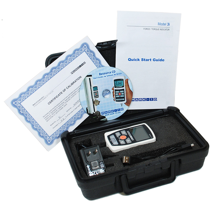 เครื่องวัดแรงบิด หรือ เครื่องทดสอบแรงบิด แบบพื้นฐาน แบบมีหน้าจอ indicator บ่งชี้ Basic Force / Torque Indicator ยี่ห้อ Mark-10 รุ่น Model 3i