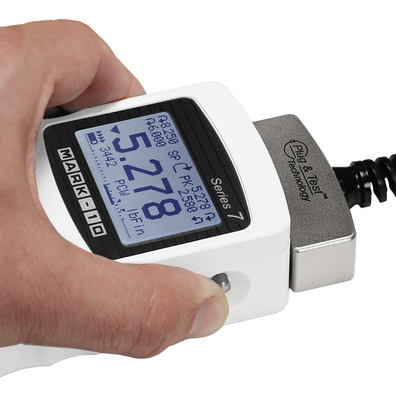 เครื่องวัดแรงและแรงบิด มืออาชีพ แบบมีหน้าจอ indicator บ่งชี้ (Professional Force / Torque Indicator) ยี่ห้อ Mark-10 รุ่น Model 7i