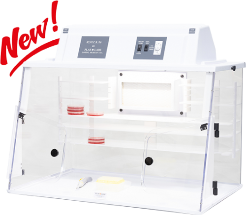 ตู้กรองอากาศสำหรับการปฏิบัติงานทาง PCR Chambers 825-PCR/HEPA/36 ยี่ห้อ Plas-Labs