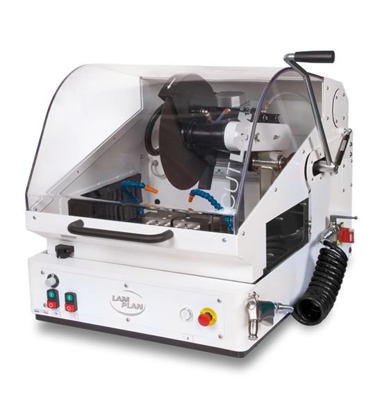 เครื่องตัดละเอียดแบบเปียกสำหรับห้องปฏิบัติการ (Manual Cutting Machine Vertical Motion) ยี่ห้อ Lam Plan รุ่น CUTLAM®1.1 (SIT187)