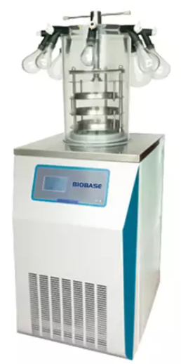 เครื่องทำแห้งภายใต้ความเย็นระบบสูญญากาศ (Vertical Freeze Dryer BK-FD18S BK-FD18P BK-FD18T BK-FD18PT) ยี่ห้อ BIOBASE เครื่องทำแห้งภายใต้ความเย็นระบบสูญญากาศ (Vertical Freeze Dryer BK-FD18S BK-FD18P BK-FD18T BK-FD18PT) ยี่ห้อ BIOBASE