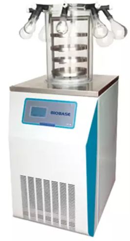 เครื่องทำแห้งภายใต้ความเย็นระบบสูญญากาศ (Vertical Freeze Dryer BK-FD18S BK-FD18P BK-FD18T BK-FD18PT) ยี่ห้อ BIOBASE เครื่องทำแห้งภายใต้ความเย็นระบบสูญญากาศ (Vertical Freeze Dryer BK-FD18S BK-FD18P BK-FD18T BK-FD18PT) ยี่ห้อ BIOBASE