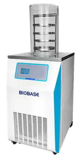 เครื่องทำแห้งภายใต้ความเย็นระบบสูญญากาศ (Vertical Freeze Dryer BK-FD18S BK-FD18P BK-FD18T BK-FD18PT) ยี่ห้อ BIOBASE เครื่องทำแห้งภายใต้ความเย็นระบบสูญญากาศ (Vertical Freeze Dryer BK-FD18S BK-FD18P BK-FD18T BK-FD18PT) ยี่ห้อ BIOBASE