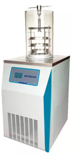 เครื่องทำแห้งภายใต้ความเย็นระบบสูญญากาศ (Vertical Freeze Dryer BK-FD18S BK-FD18P BK-FD18T BK-FD18PT) ยี่ห้อ BIOBASE เครื่องทำแห้งภายใต้ความเย็นระบบสูญญากาศ (Vertical Freeze Dryer BK-FD18S BK-FD18P BK-FD18T BK-FD18PT) ยี่ห้อ BIOBASE
