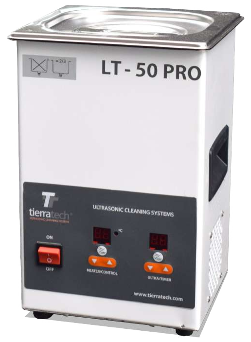 เครื่องล้างอัลตร้าโซนิคสำหรับห้องปฏิบัติการ (LABORATORY ULTRASONIC CLEANING BATH) ยี่ห้อ tierratech รุ่น LT-50-PRO