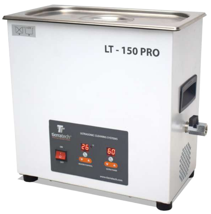 เครื่องล้างอัลตร้าโซนิคสำหรับห้องปฏิบัติการ (LABORATORY ULTRASONIC CLEANING BATH)  ยี่ห้อ tierratech รุ่น LT-150-PRO (SIT560)