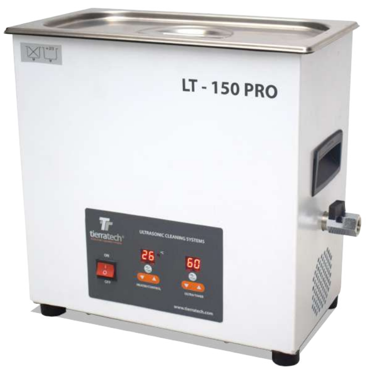 เครื่องล้างอัลตร้าโซนิคสำหรับห้องปฏิบัติการ (LABORATORY ULTRASONIC CLEANING BATH)  ยี่ห้อ tierratech รุ่น LT-150-PRO