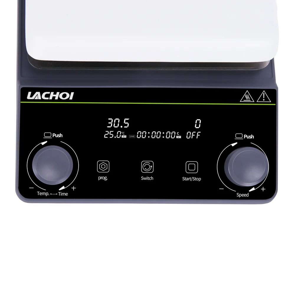 เครื่องกวนสารให้ความร้อนแบบดิจิตอล (LCD Hot Plate Heating Function Digital Display Magnetic Stirrer) ยี่ห้อ LACHOI รุ่น MSB