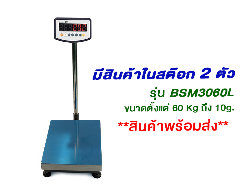 เครื่องชั่งตั้งพื้น (BSM Platform Scale) ยี่ห้อ HiWeigh รุ่น BSM3060L