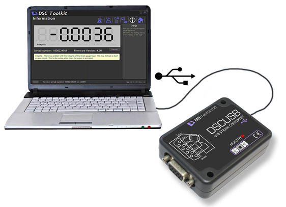 อุปกรณ์ปรับสภาพสัญญาณดิจิตอลสเตรนเกจ (DSCUSB) ยี่ห้อ Utilcell