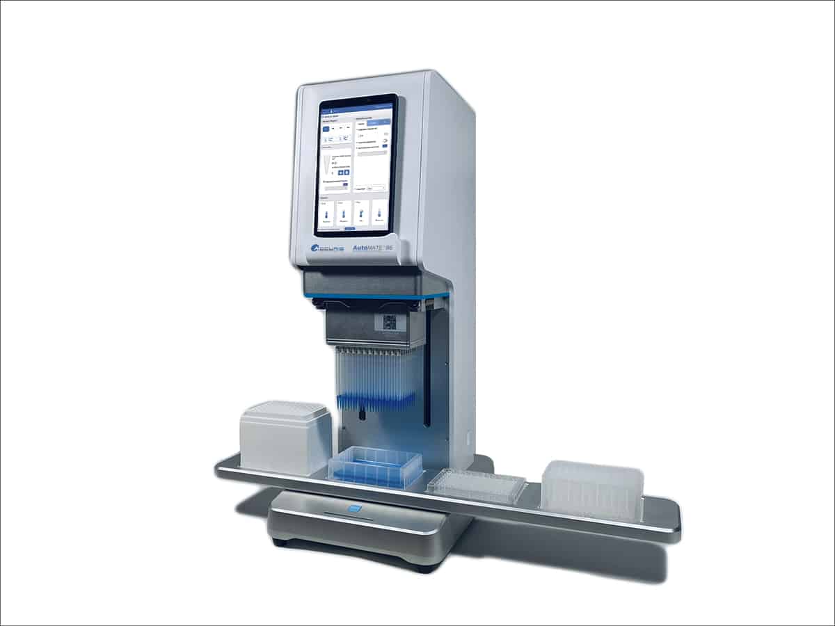 เครื่องดูดจ่ายสารละลายไมโครเพลทอัตโนมัติแบบ 96 ช่อง (AutoMATE™ 96 Microplate Pipetting Workstation) ยี่ห้อ Accuris เครื่องดูดจ่ายสารละลายไมโครเพลทอัตโนมัติแบบ 96 ช่อง (AutoMATE™ 96 Microplate Pipetting Workstation) ยี่ห้อ Accuris