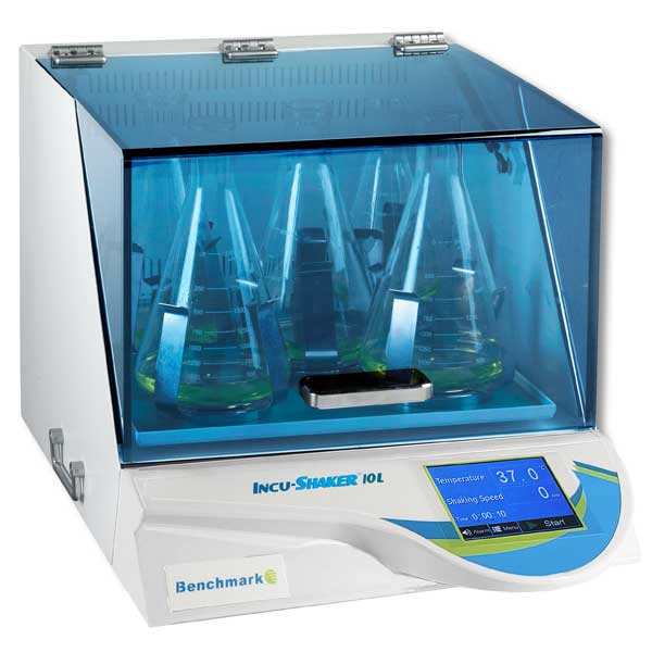 เครื่องบ่มเชื้อแบบเขย่า (INCU-SHAKER &10L WITH NON-SLIP RUBBER MAT) ยี่ห้อ Benchmark Scientific รุ่น H2010  (SIT637)