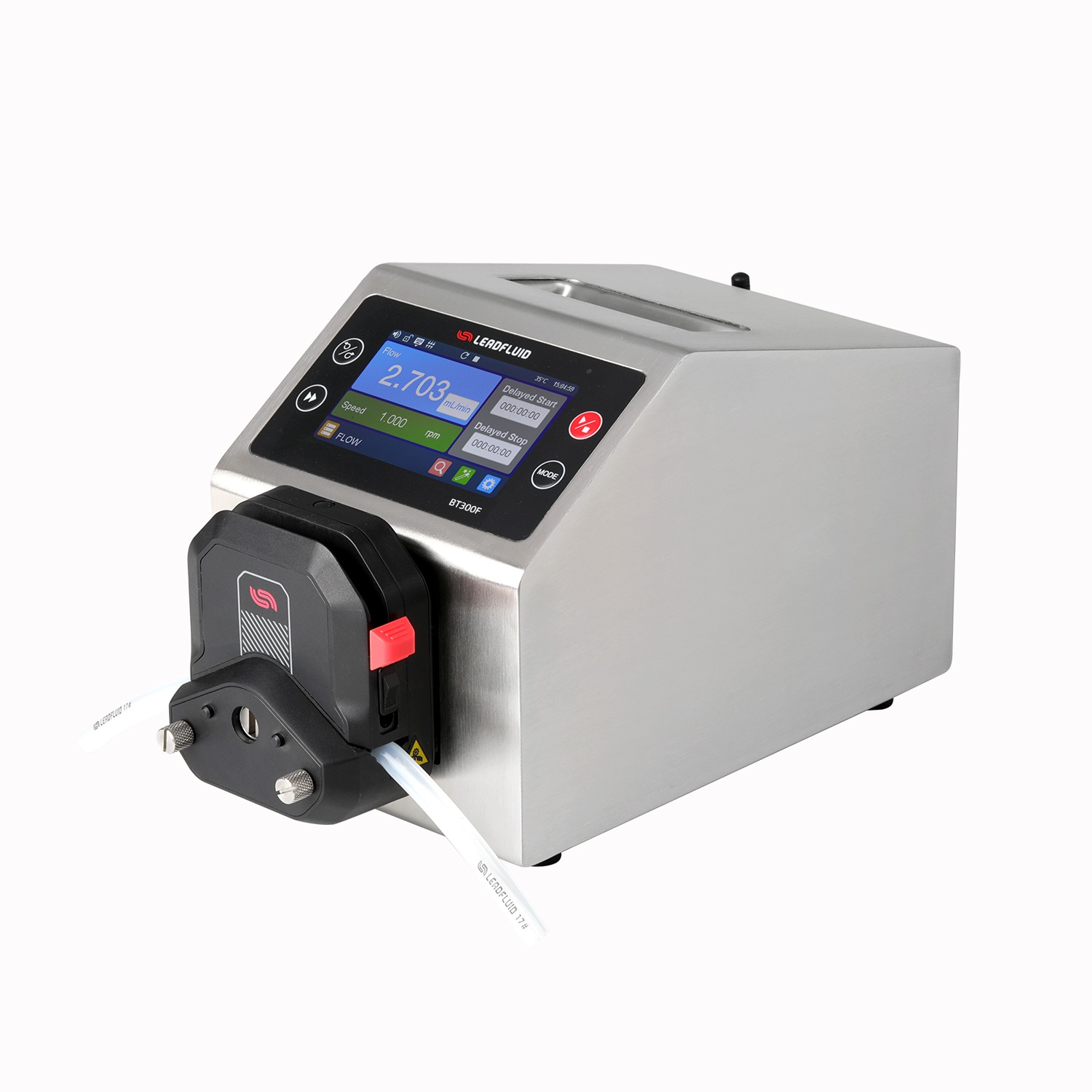 ปั้มดูดจ่ายสารเคมี Intelligent Dispensing Peristaltic Pump ยี่ห้อ Lead Fluid รุ่น BT300F ปั้มดูดจ่ายสารเคมี Intelligent Dispensing Peristaltic Pump ยี่ห้อ Lead Fluid รุ่น BT300F