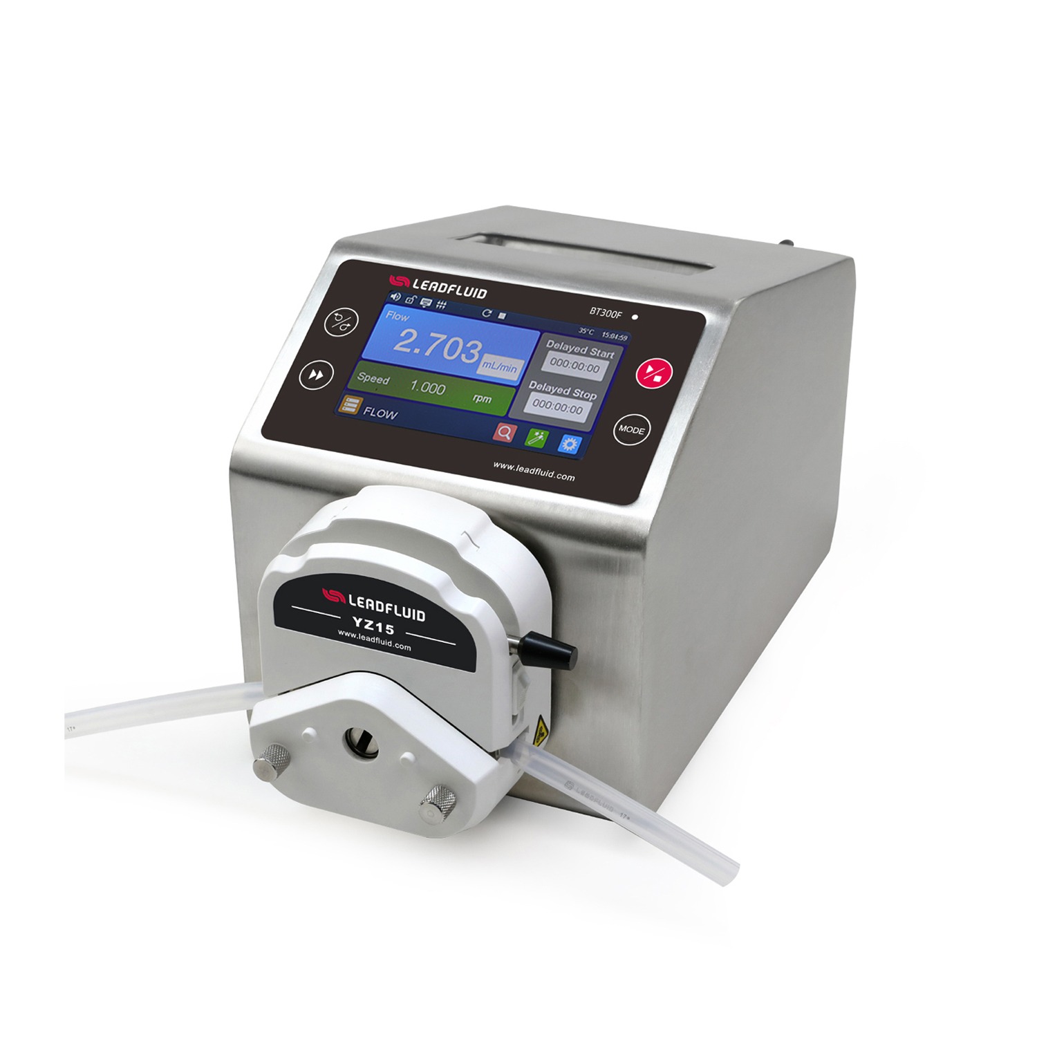 ปั้มดูดจ่ายสารเคมี Intelligent Dispensing Peristaltic Pump ยี่ห้อ Lead Fluid รุ่น BT300F ปั้มดูดจ่ายสารเคมี Intelligent Dispensing Peristaltic Pump ยี่ห้อ Lead Fluid รุ่น BT300F