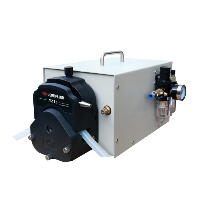 ปั้มดูดจ่ายสารเคมี (Pneumatic Type Peristaltic Pump)  ยี่ห้อ Lead Fluid รุ่น FG601S-Q