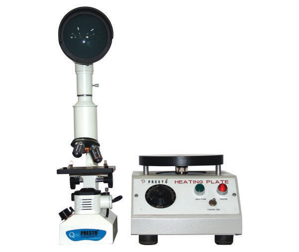 เครื่องทดสอบการกระจายตัวของคาร์บอนแบล็ค (Carbon Black Dispersion Test Apparatus) ยี่ห้อ PRESTO รุ่น CBD - 501