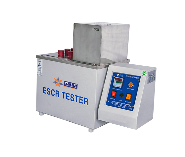 เครื่องทดสอบความต้านทานการแตกร้าวจากความเครียดของสิ่งแวดล้อม (Environmental Stress Cracking Resistance Tester- ESCR) ยี่ห้อ PRESTO รุ่น PEC - 1001