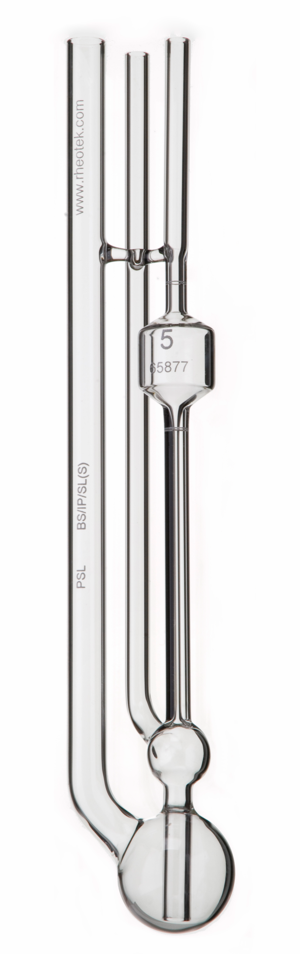 หลอดแก้ววัดความหนืด (Suspended-Level Shortened Form Viscometer) ยี่ห้อ PSL Rheotek