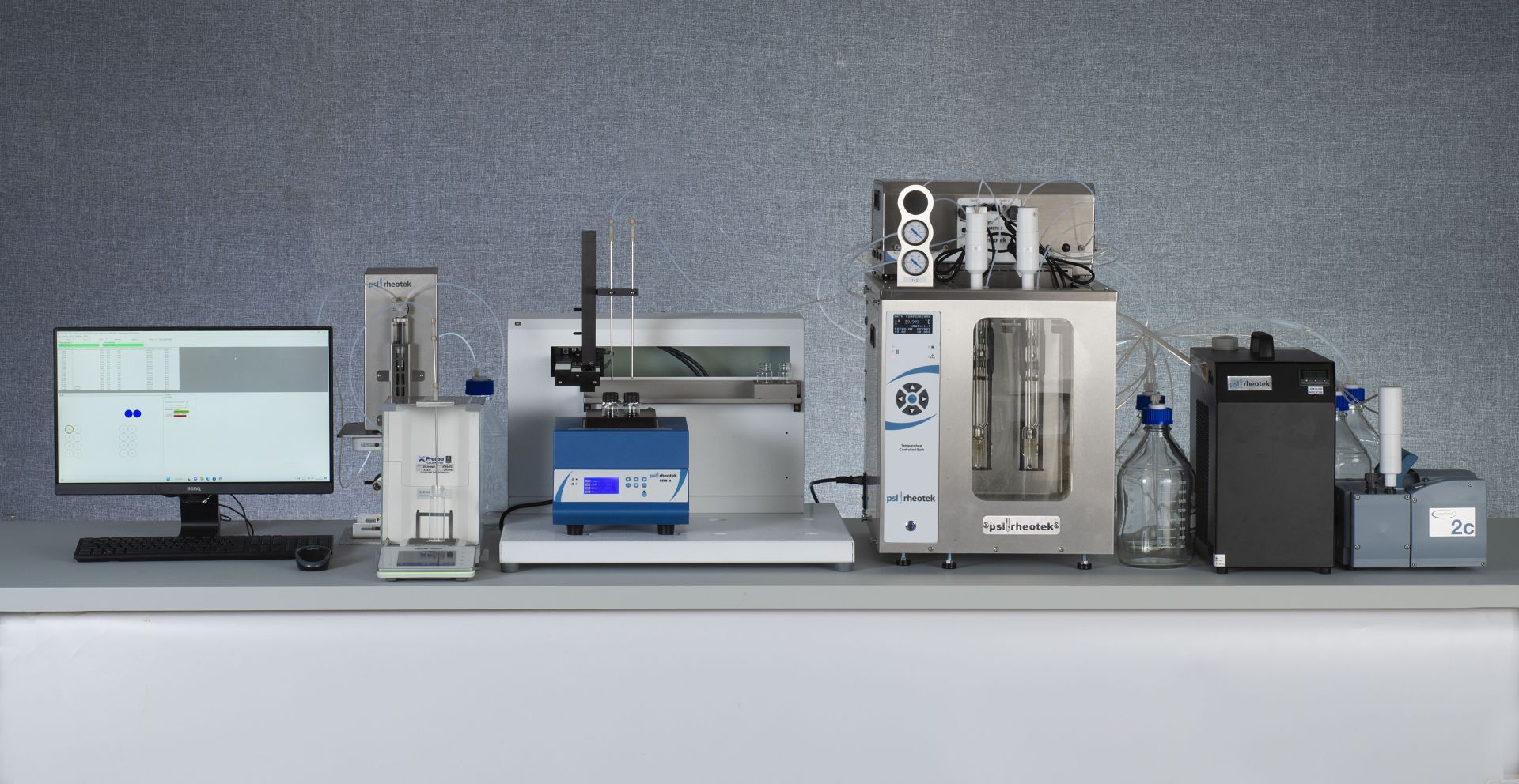 เครื่องวัดความหนืดของพอลิเมอร์แบบอัตโนมัติ ( RPV-1 (2) Polymer Viscometer Auto ) ยี่ห้อ PSL Rheotek