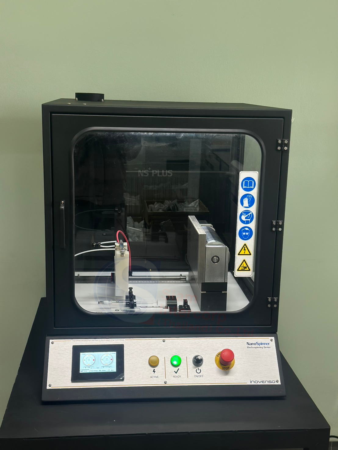 เครื่องอิเล็กโตรสปินนิงห้องปฏิบัติการ (Electrospinning/Spraying Equipment) ยี่ห้อ Inovenso รุ่น NS + NanoSpinner Plus (OW87) เครื่องอิเล็กโตรสปินนิงห้องปฏิบัติการ (Electrospinning/Spraying Equipment) ยี่ห้อ Inovenso รุ่น NS + NanoSpinner Plus (OW87)