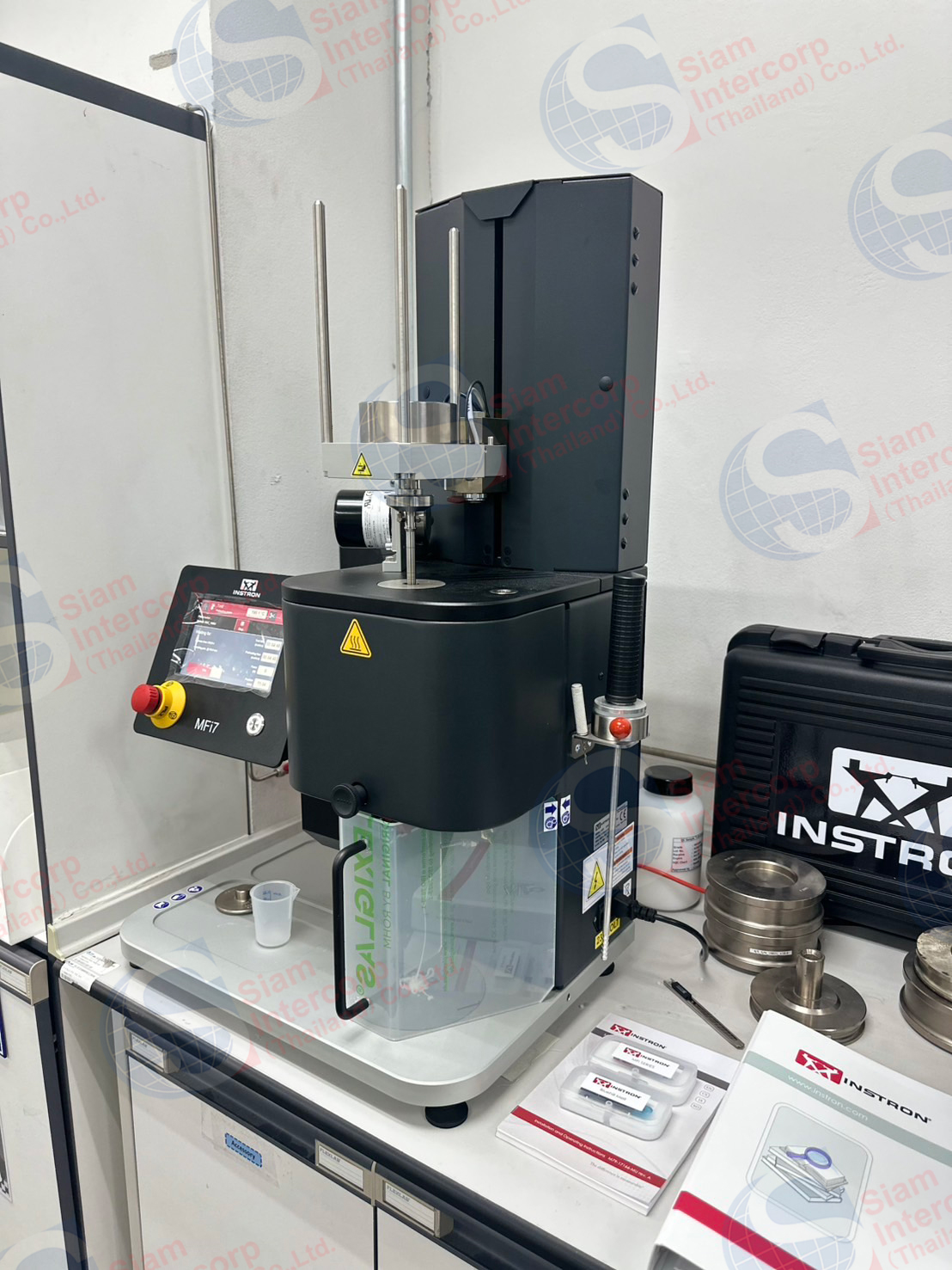 ติดตั้งเครื่องวัดอัตราการหลอมไหลของพลาสติก (Melt Flow Index Tester) ยี่ห้อ INSTRON รุ่น MFi7 (OW97) ติดตั้งเครื่องวัดอัตราการหลอมไหลของพลาสติก (Melt Flow Index Tester) ยี่ห้อ INSTRON รุ่น MFi7 (OW97)
