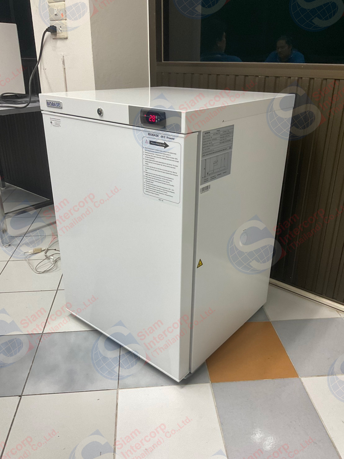 ติดตั้งตู้แช่แข็งอุณหภูมิต่ำสำหรับห้องปฏิบัติการ (-25°C Freezer) ยี่ห้อ BIOBASE รุ่น BDF-25V100 (OW103)