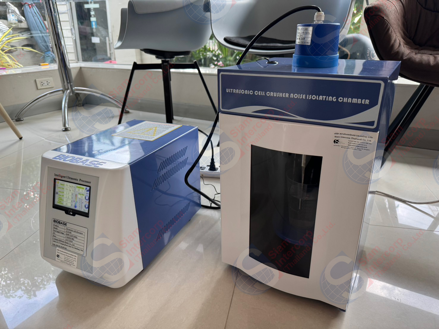 ติดตั้งเครื่องสลายเซลล์ด้วยคลื่นอัลตราโซนิก (Ultrasonic Cell Disrupter) ยี่ห้อ biobase รุ่น UCD500 (OW108) ติดตั้งเครื่องสลายเซลล์ด้วยคลื่นอัลตราโซนิก (Ultrasonic Cell Disrupter) ยี่ห้อ biobase รุ่น UCD500 (OW108)