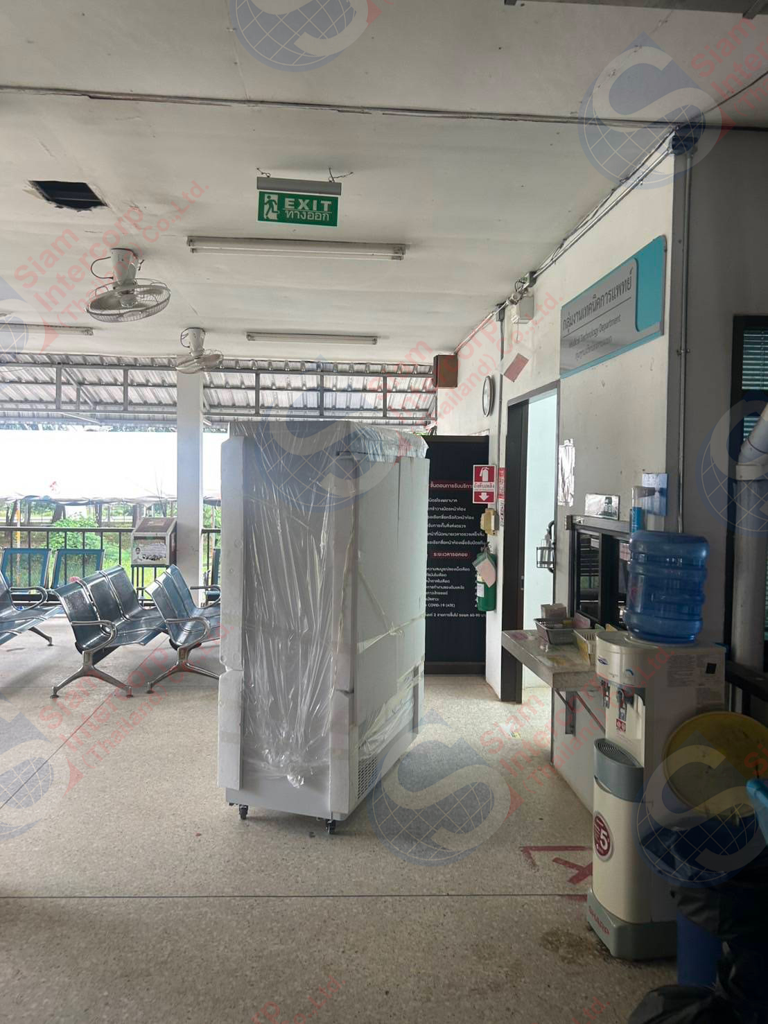 ติดตั้งตู้เย็นเก็บเลือด (Blood Bank Refrigerator BBR Series) ยี่ห้อ BIOBASE รุ่น BBR-4V626 (OW110)