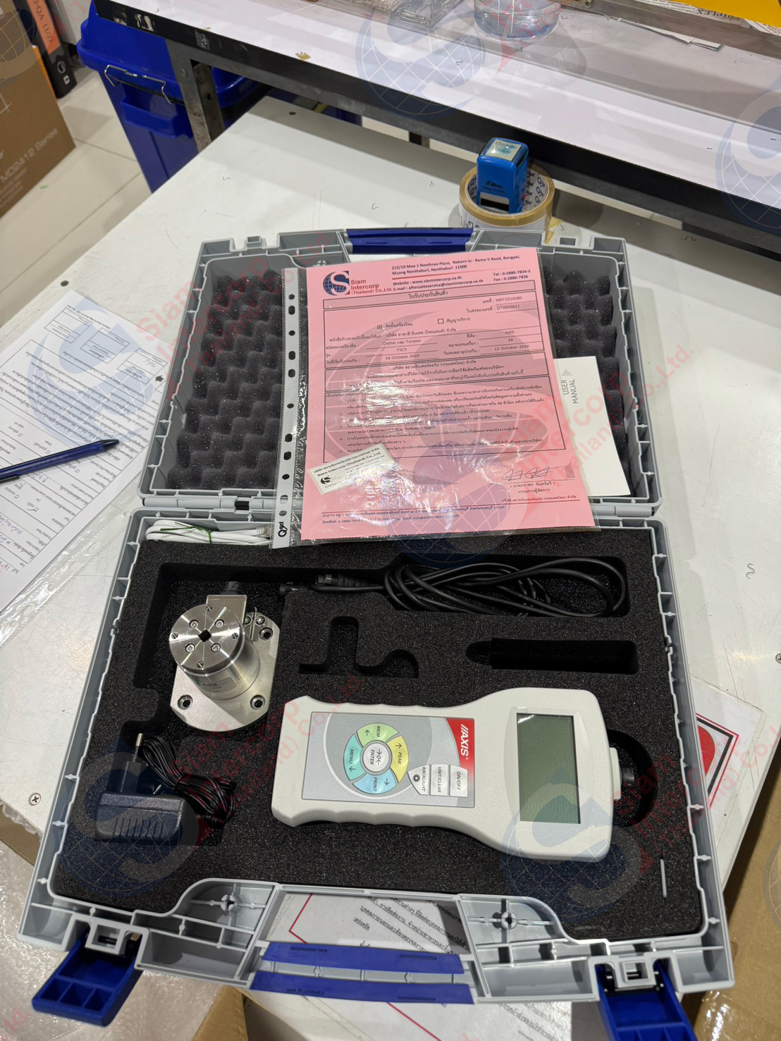 เกจวัดแรงบิด แบบแยกเซ็นเซอร์ (Torque testers) ยี่ห้อ AXIS รุ่น FSC5 (OW116) เกจวัดแรงบิด แบบแยกเซ็นเซอร์ (Torque testers) ยี่ห้อ AXIS รุ่น FSC5 (OW116)