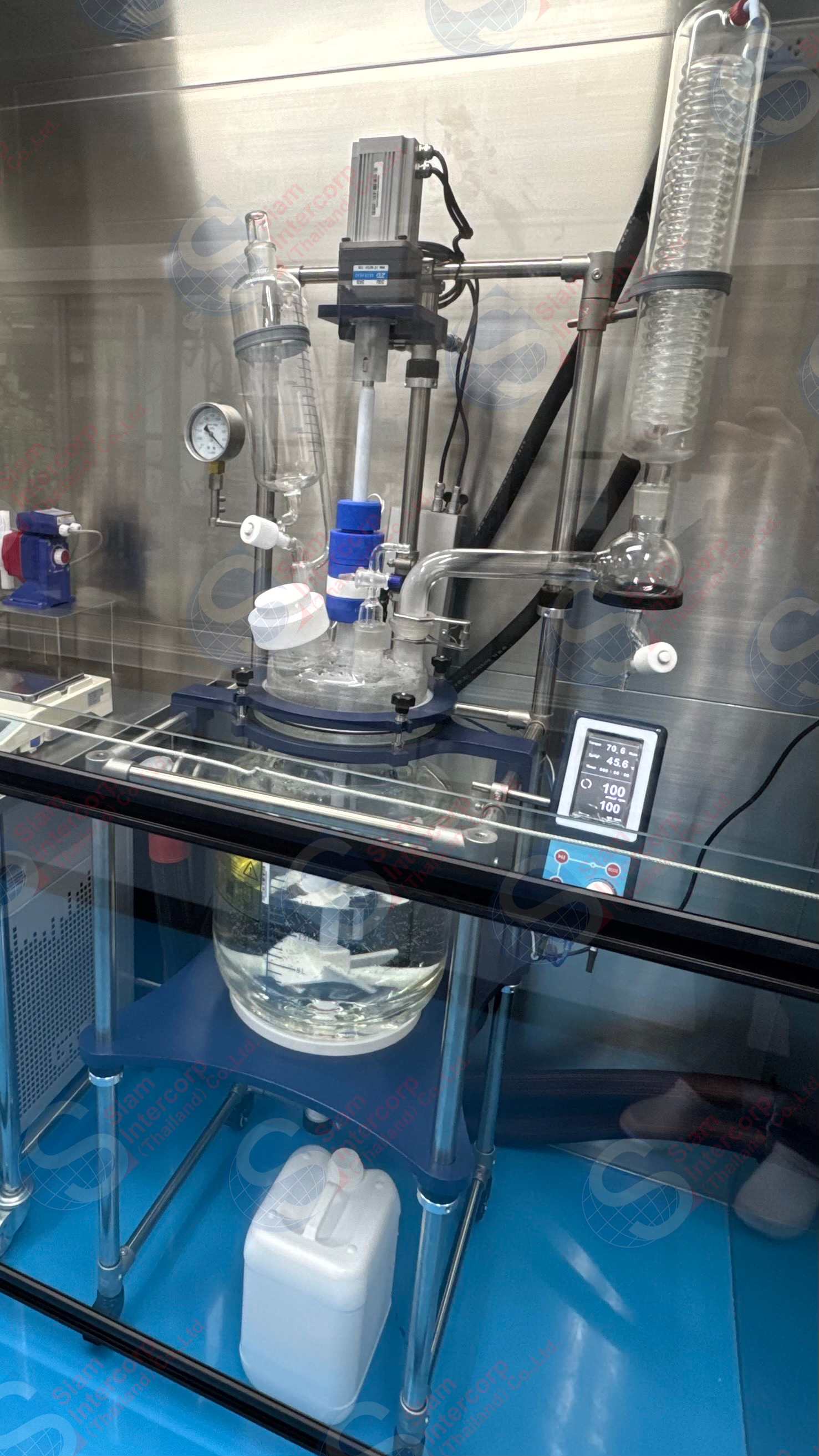 เครื่องแก้วปฏิกรณ์ (Glass Reactor) ยี่ห้อ Greatwall รุ่น GR-20CE (OW117) เครื่องแก้วปฏิกรณ์ (Glass Reactor) ยี่ห้อ Greatwall รุ่น GR-20CE (OW117)