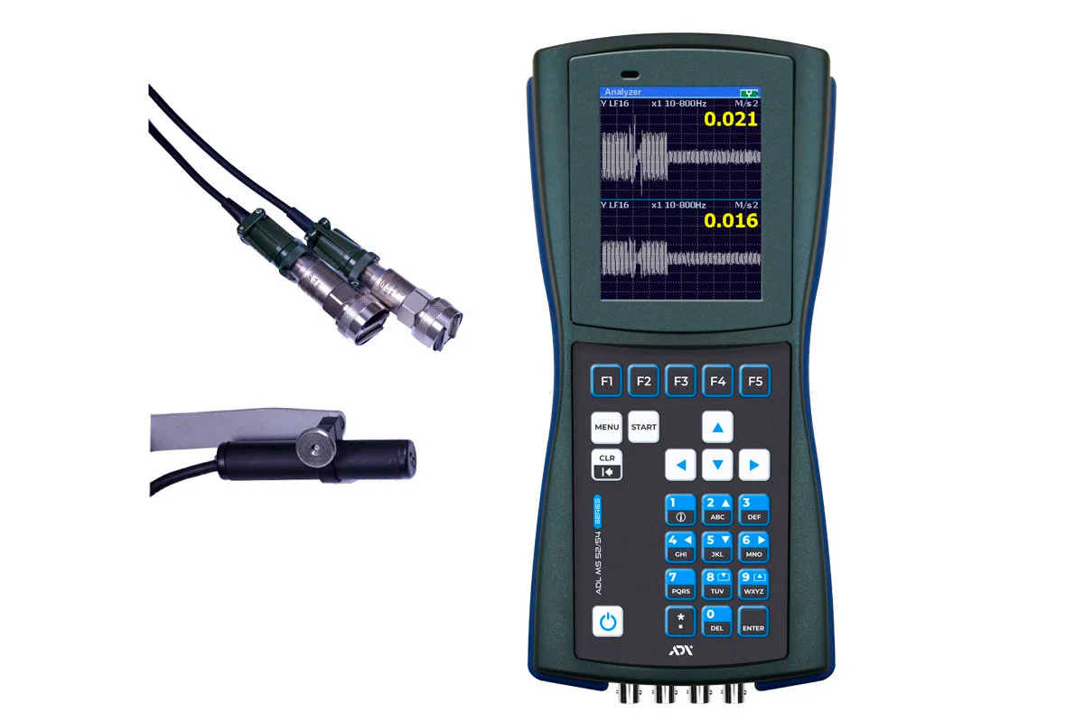 เครื่องทดสอบแรงสั่นสะเทือน (Vibration Analyzer) ยี่ห้อ Adelix รุ่น ADL MS52 (SIT886)