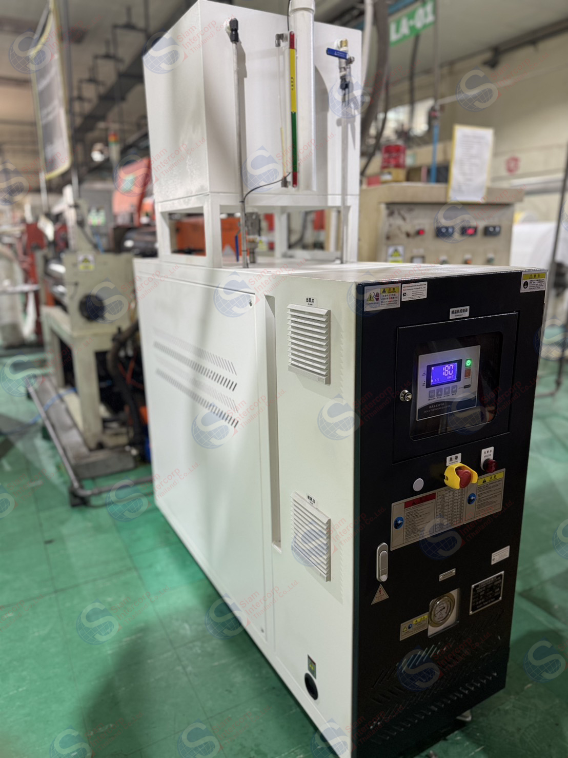 เครื่องทำน้ำมันร้อนไฟฟ้า (Electric Thermal Oil Heater) ยี่ห้อ Sinoheater รุ่น TOH24-2.2 (OW124)