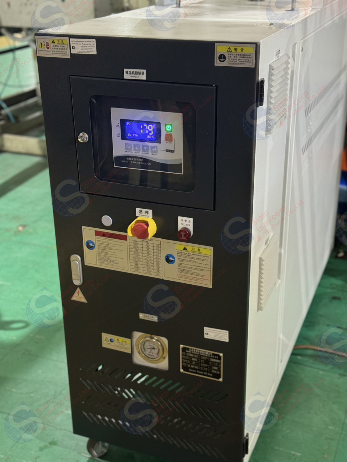 เครื่องทำน้ำมันร้อนไฟฟ้า (Electric Thermal Oil Heater) ยี่ห้อ Sinoheater รุ่น TOH24-2.2 (OW124)