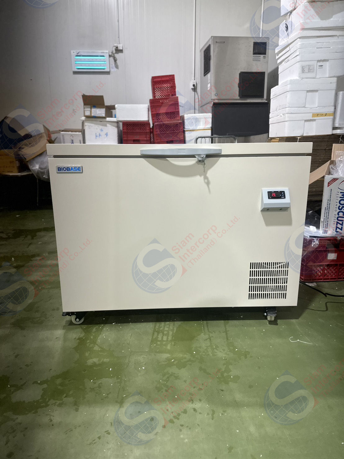 ตู้แช่แข็งอุณหภูมิต่ำสำหรับห้องปฏิบัติการ (-60 ํC Freezer Tuna Freezer) ยี่ห้อ BIOBASE รุ่น BDF-60H218 (OW129)