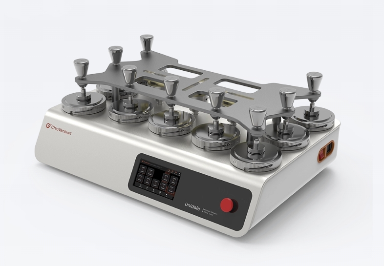 เครื่องทดสอบการขัดถูและขุยผ้า Martindale Abrasion and Pilling Tester