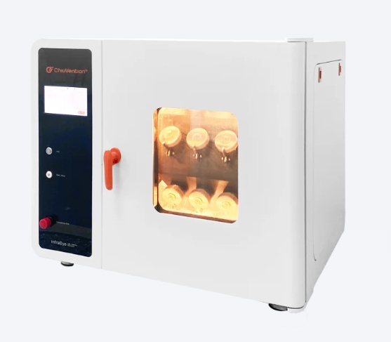เครื่องย้อมผ้าตัวอย่างระดับห้องปฏิบัติการระบบอินฟราเรด (InfraDye Smart Lab Dyeing Machine) ยี่ห้อChiuVention รุ่นInfraDye (CV240)